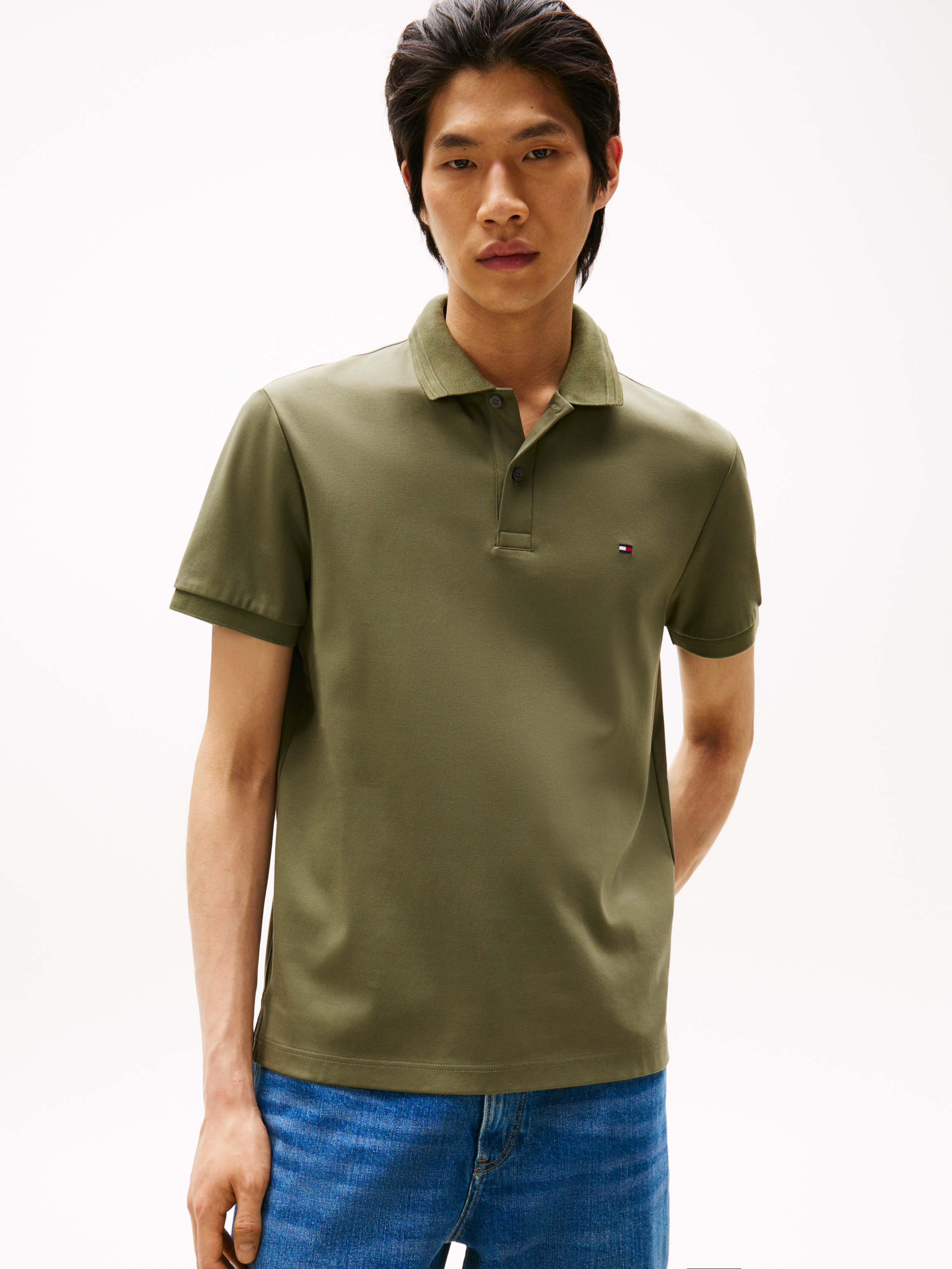 Regular Fit Luxury Interlock Polo T-Shirt