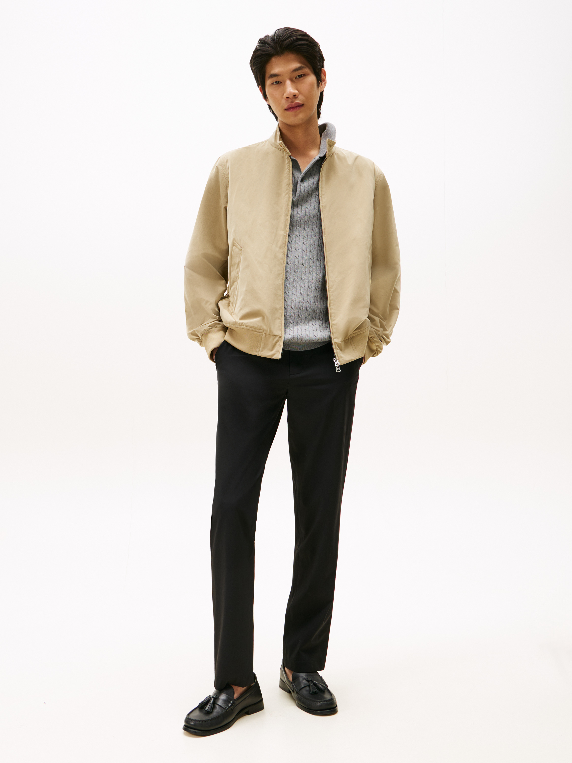 Straight Stretch Chino Trousers
