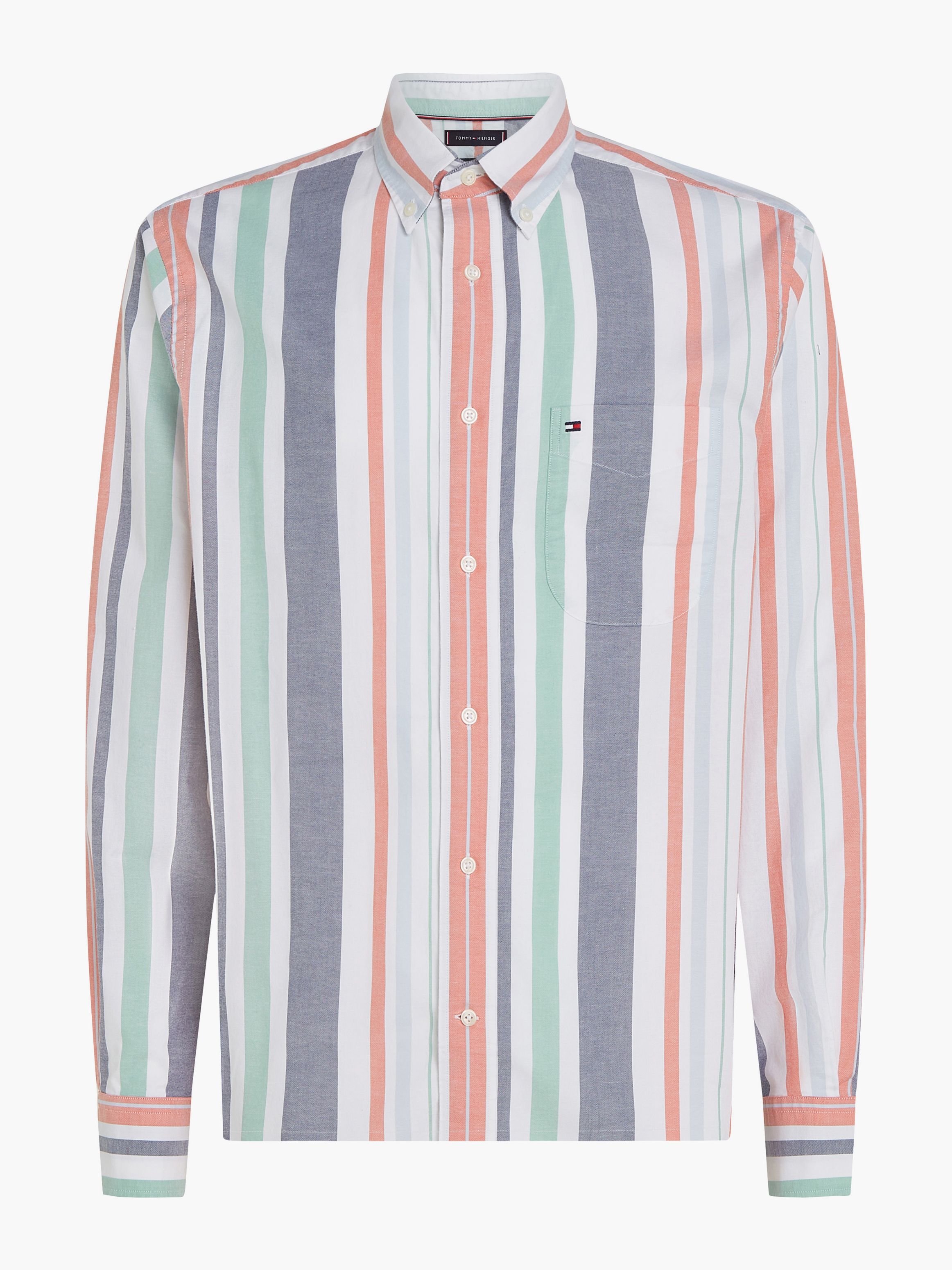 Relaxed Fit Stripe Oxford Shirt