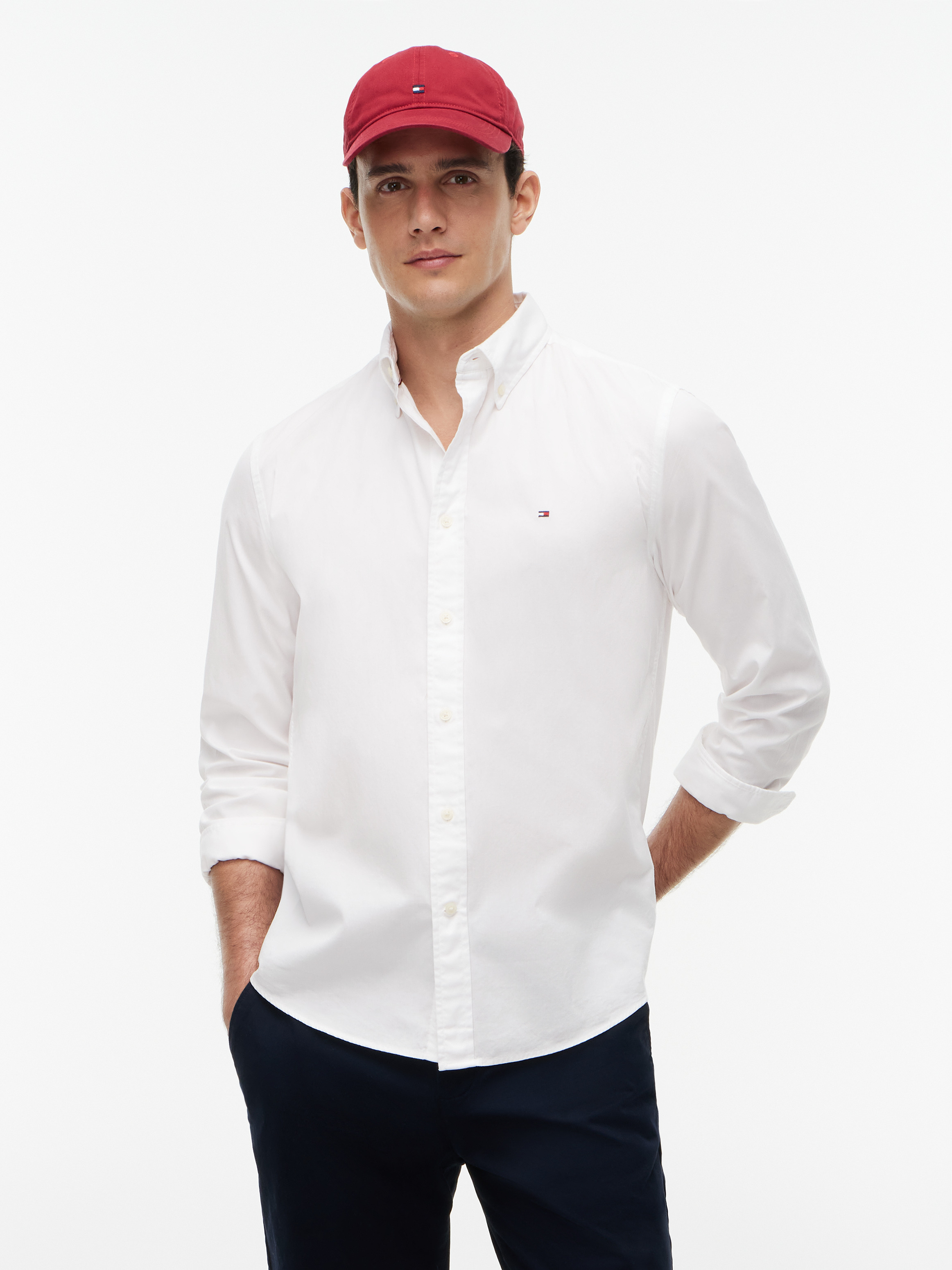 TH Flex Regular Fit Poplin Shirt