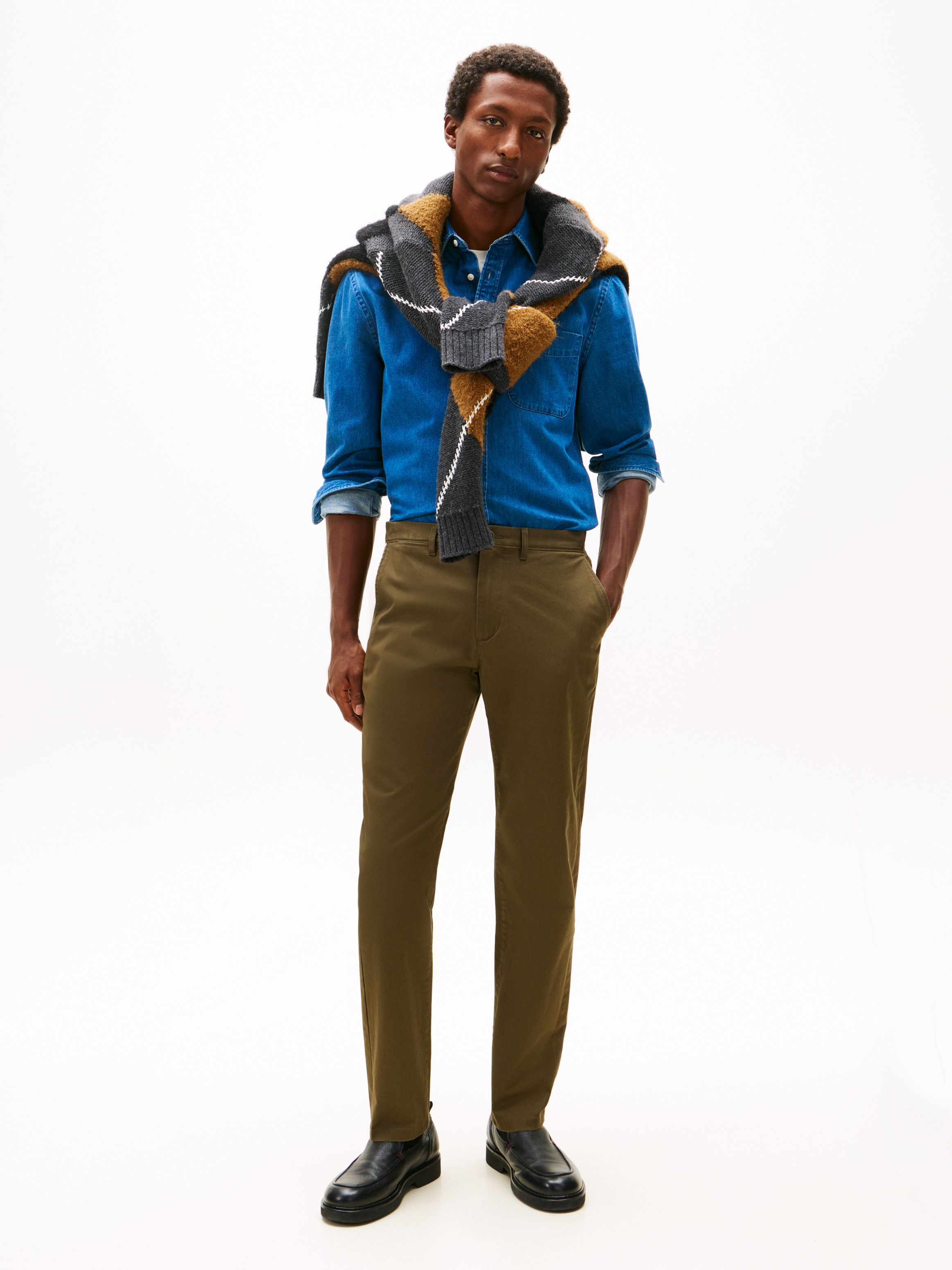 Harlem Twill Tapered Leg Chinos
