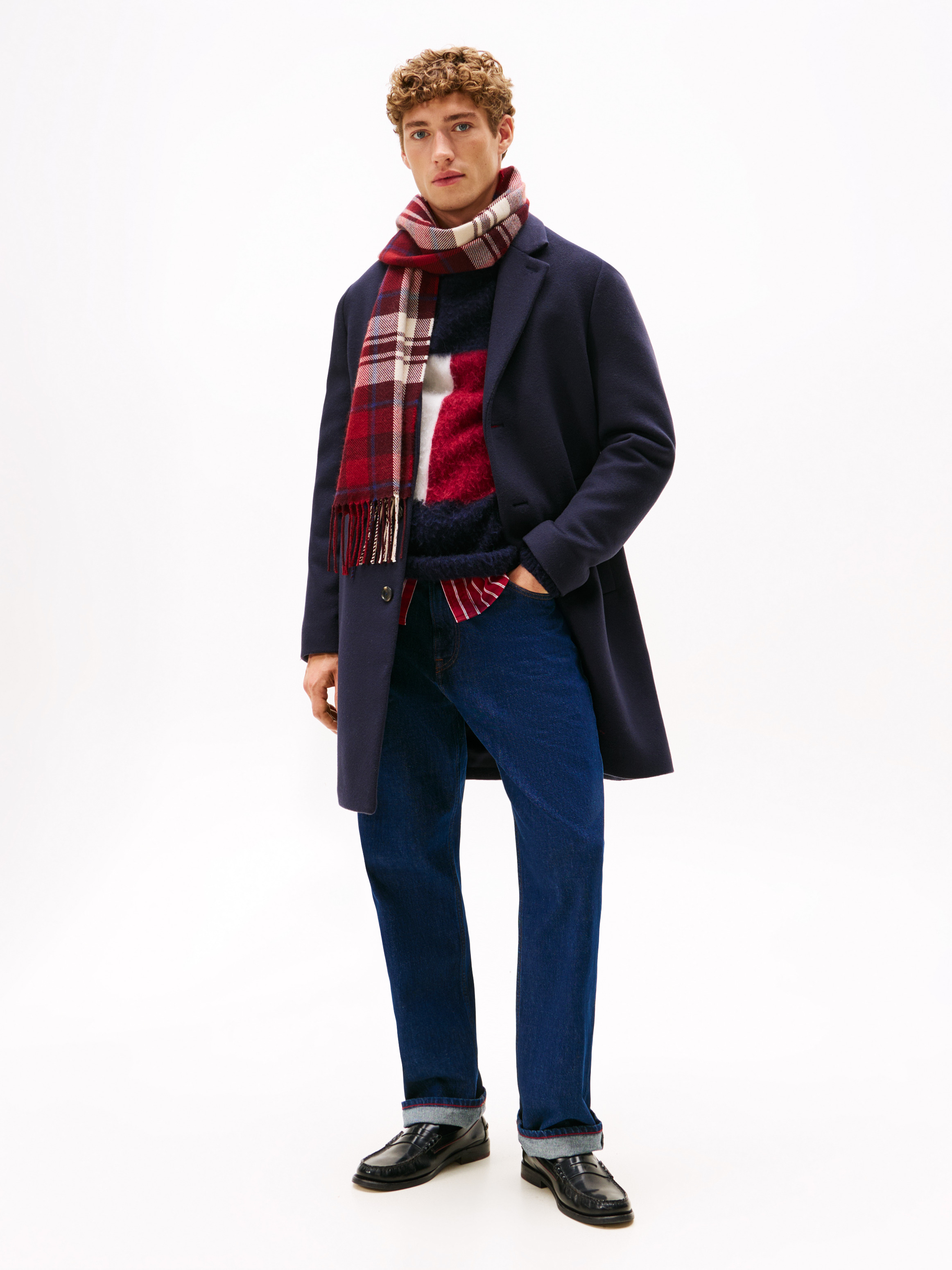 Smart Casual Wool Blend Single Breasted Coat