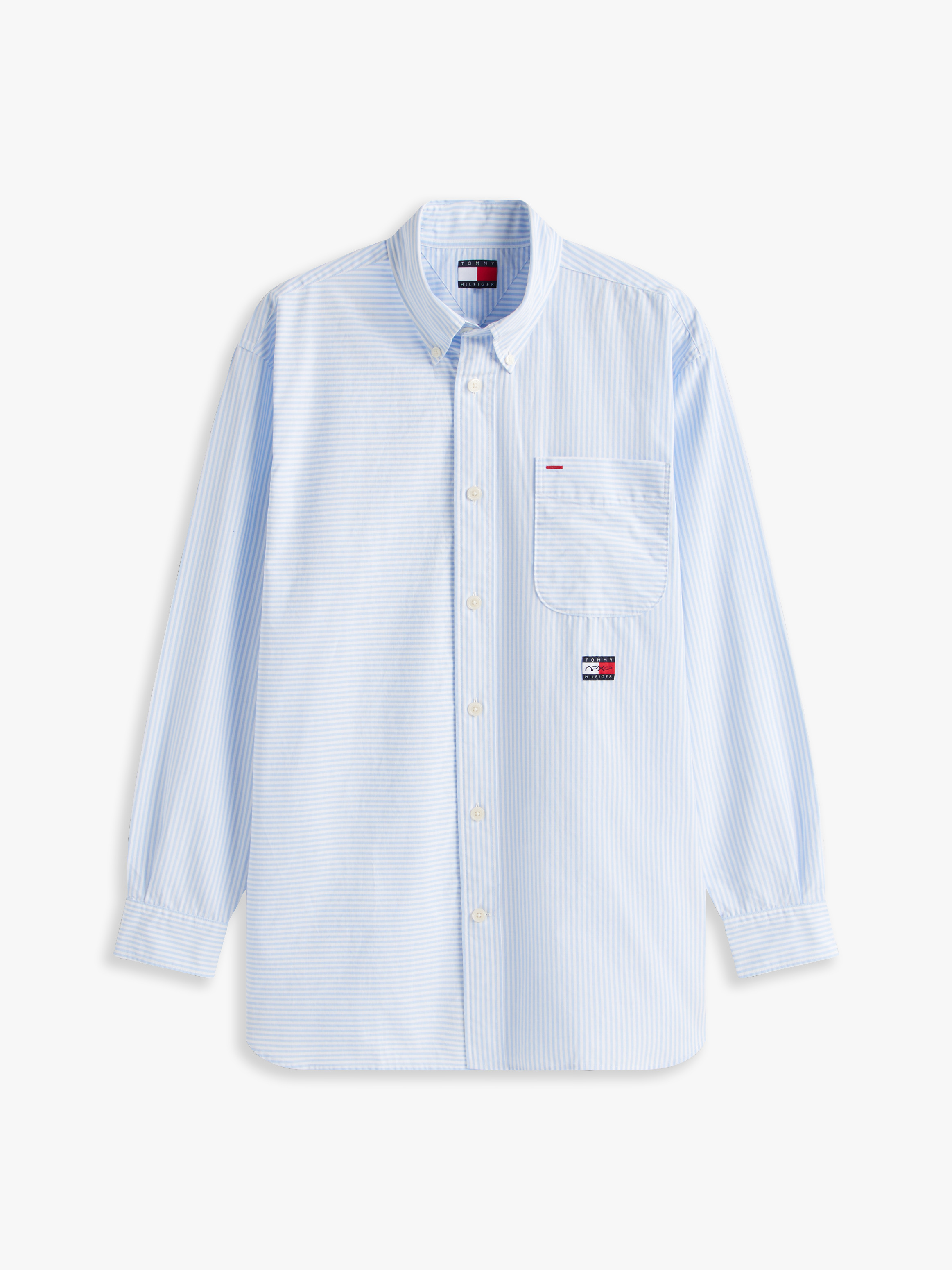 F1 Movie Bengal Striped Shirt — Blue