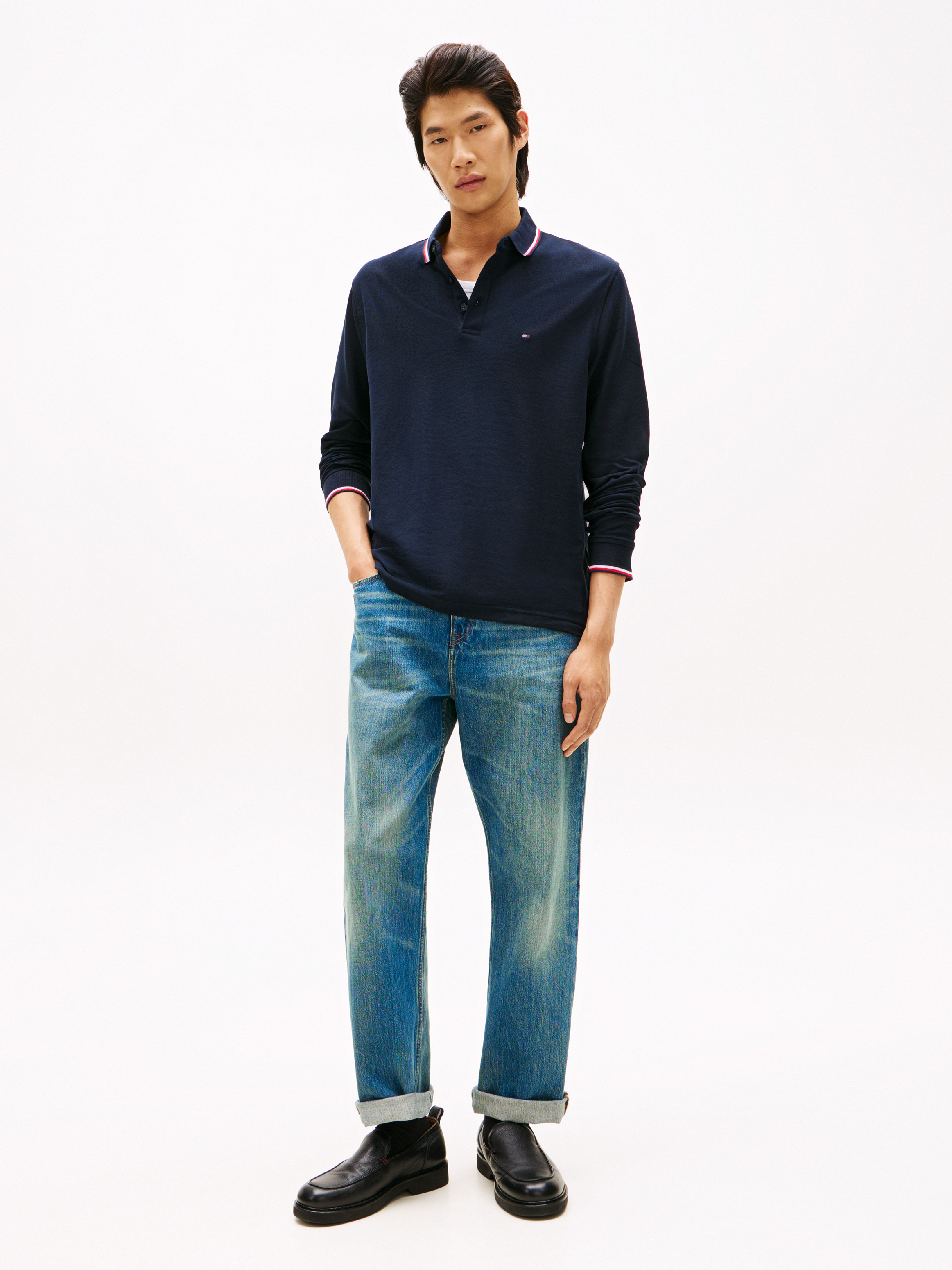 Back Cinch Relaxed Jeans