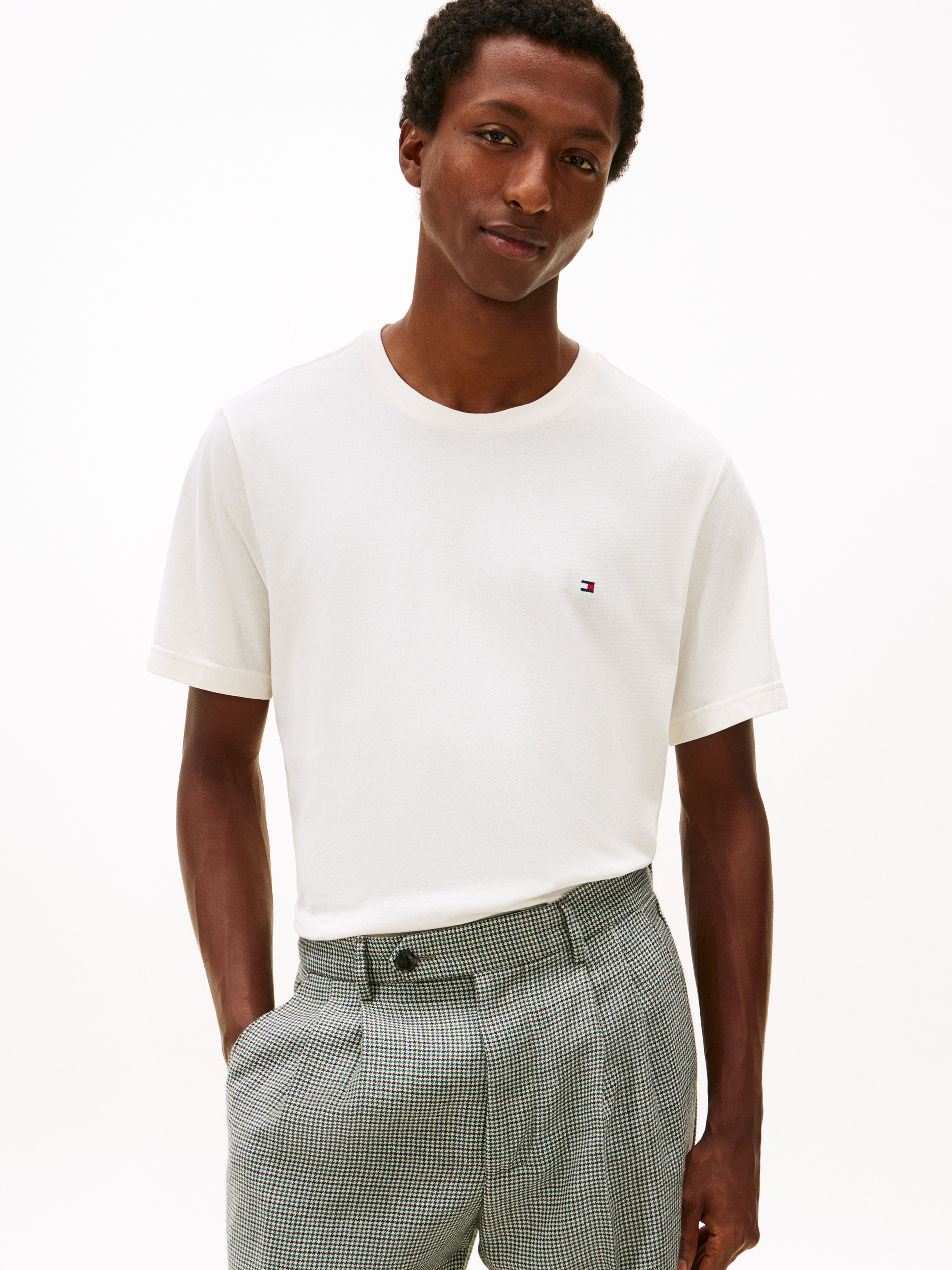 Icon Cool Touch Cotton Short Sleeve T-Shirt — Ivory