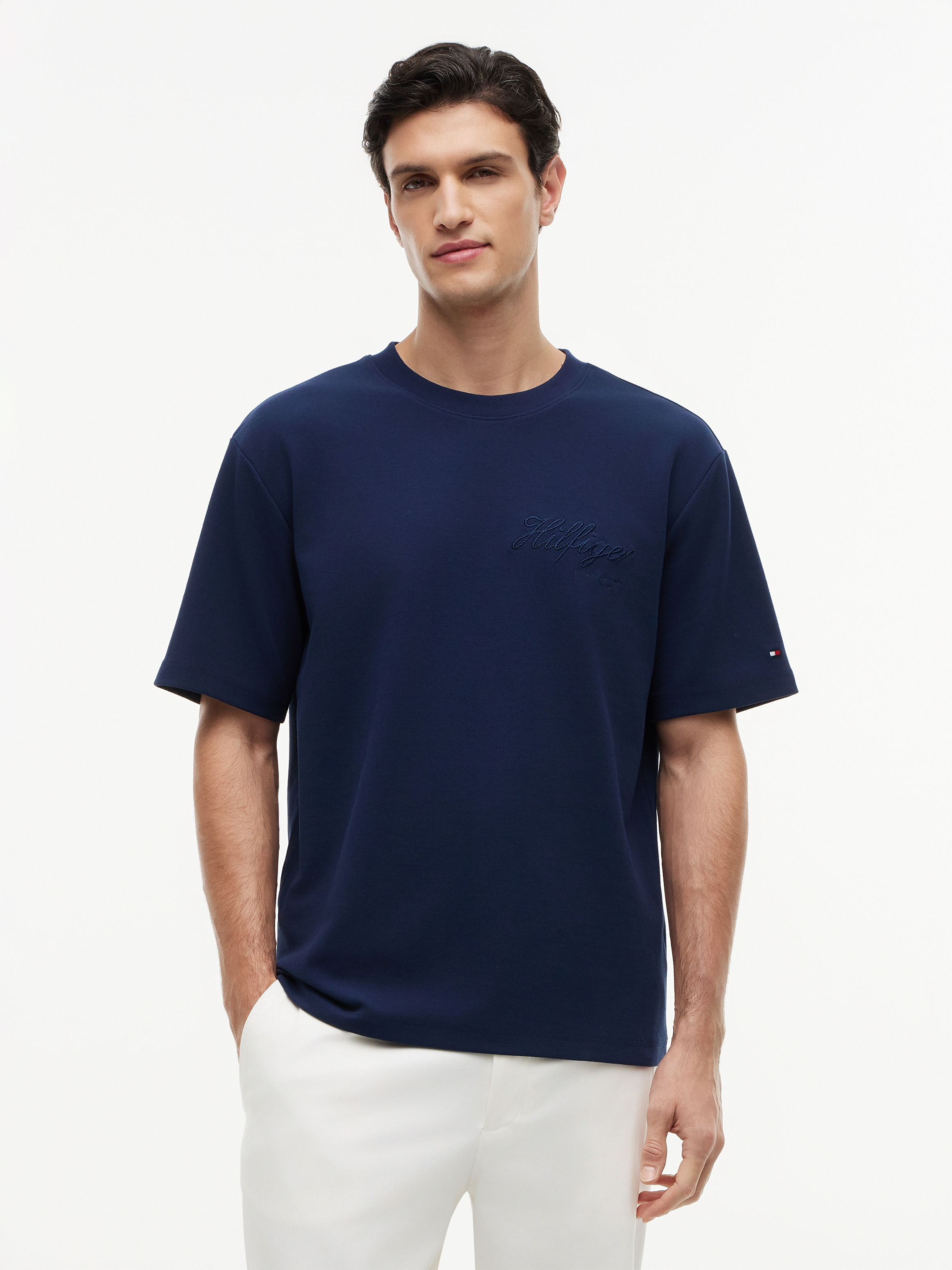 Jacquard Rope Logo Relaxed T-Shirt