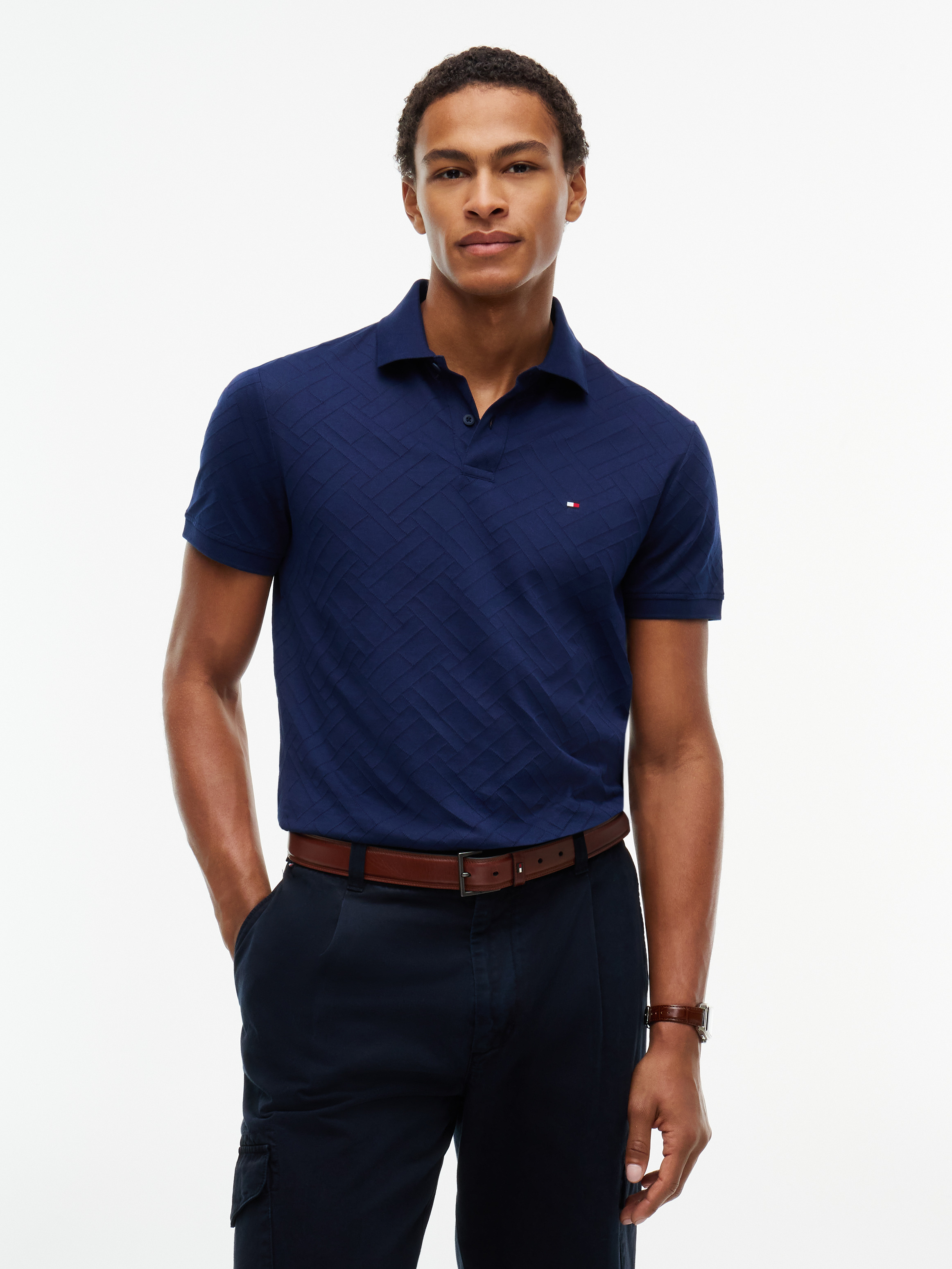 Performance Regular Fit Polo Shirt — Navy