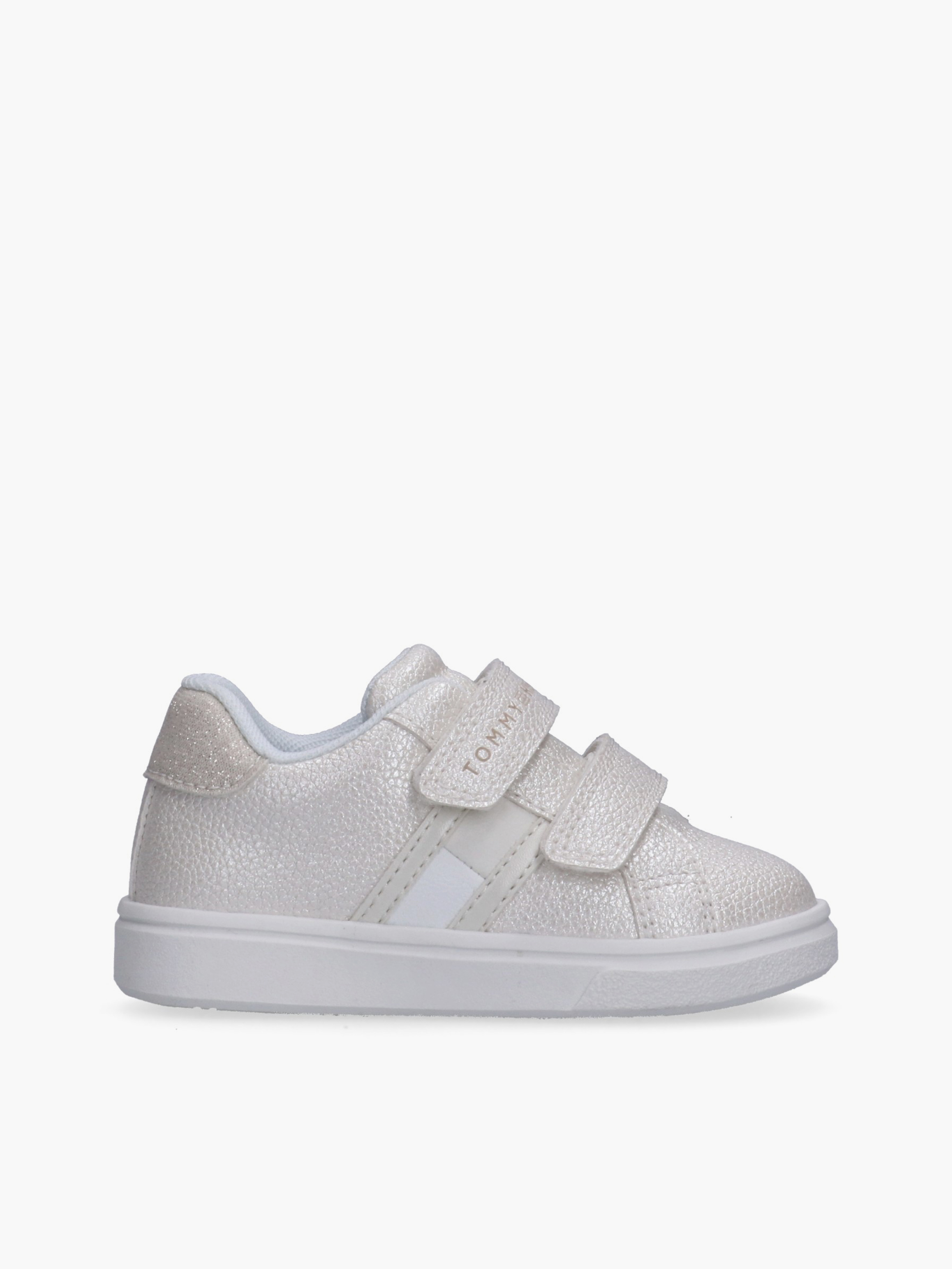Girls Glitter Sneakers with Double Velcro