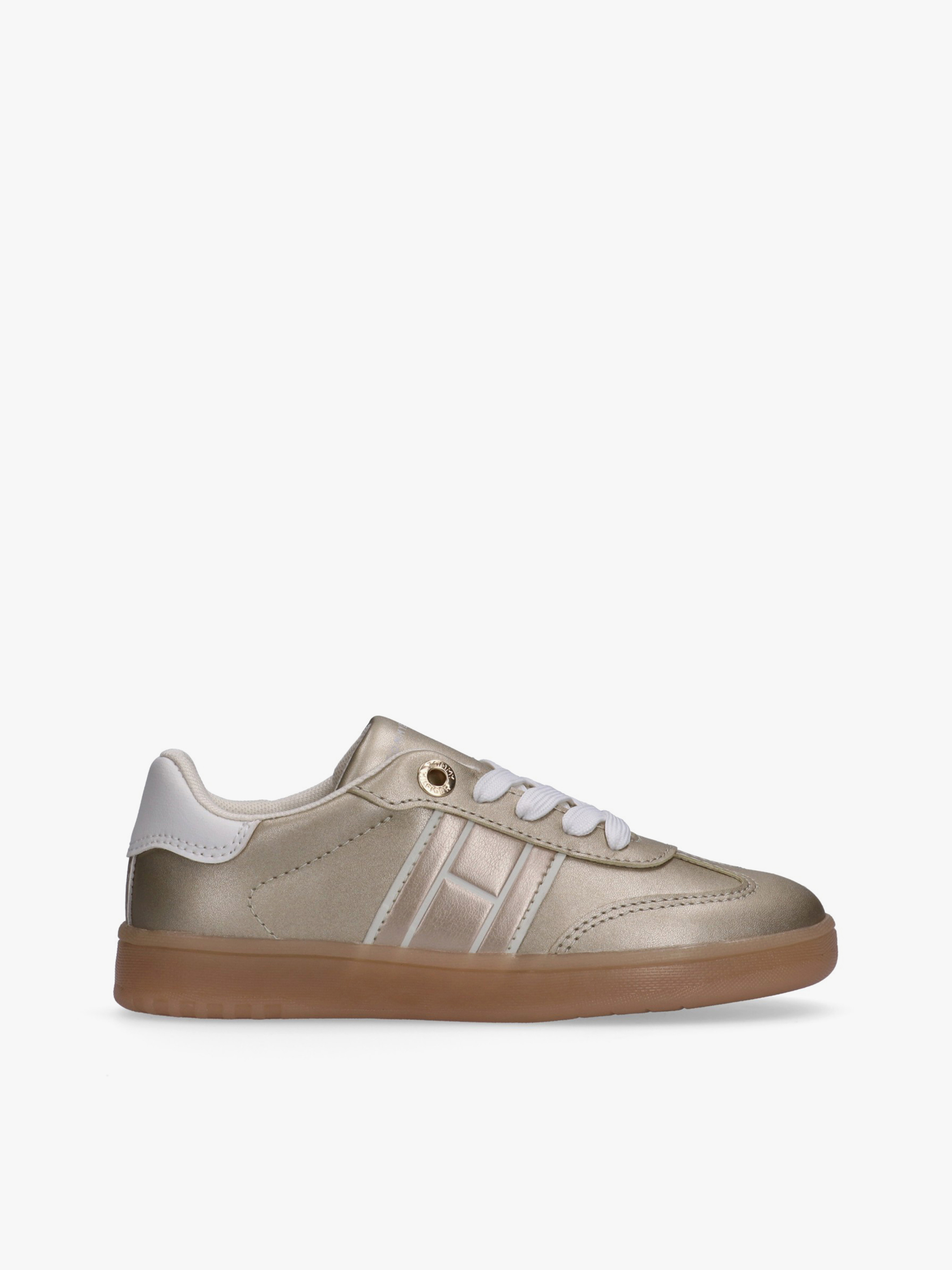 Girls’ Jack Sneakers with Metallic Logo Detail
