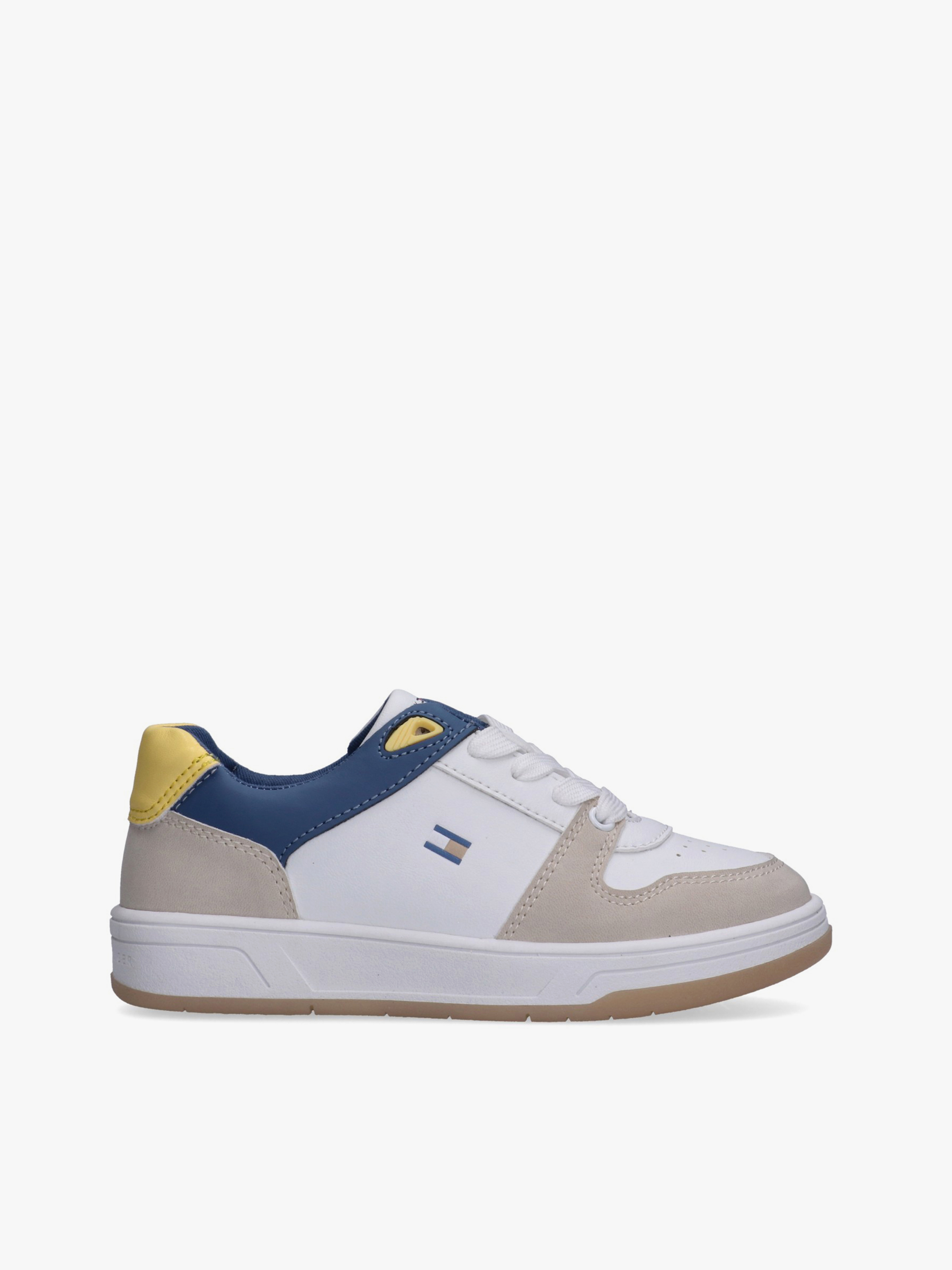 Boys’ Sneakers with Contrast Logo Detail — Multi