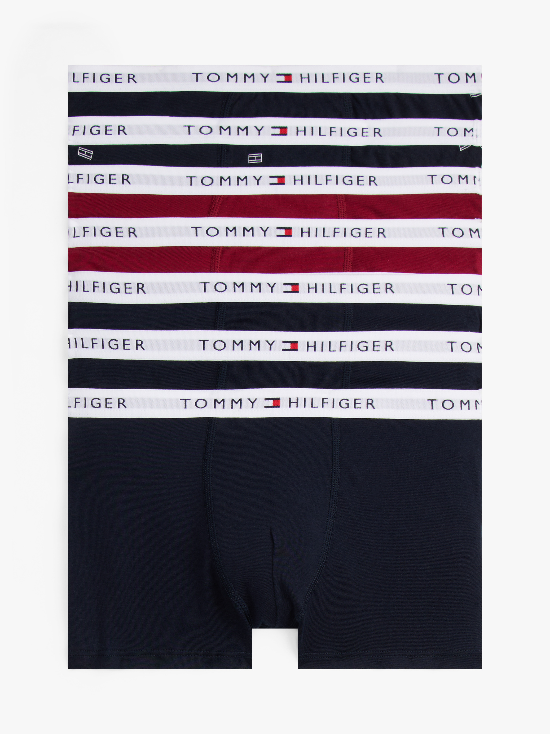 7-Pack Signature Logo Waistband Trunks — Multi