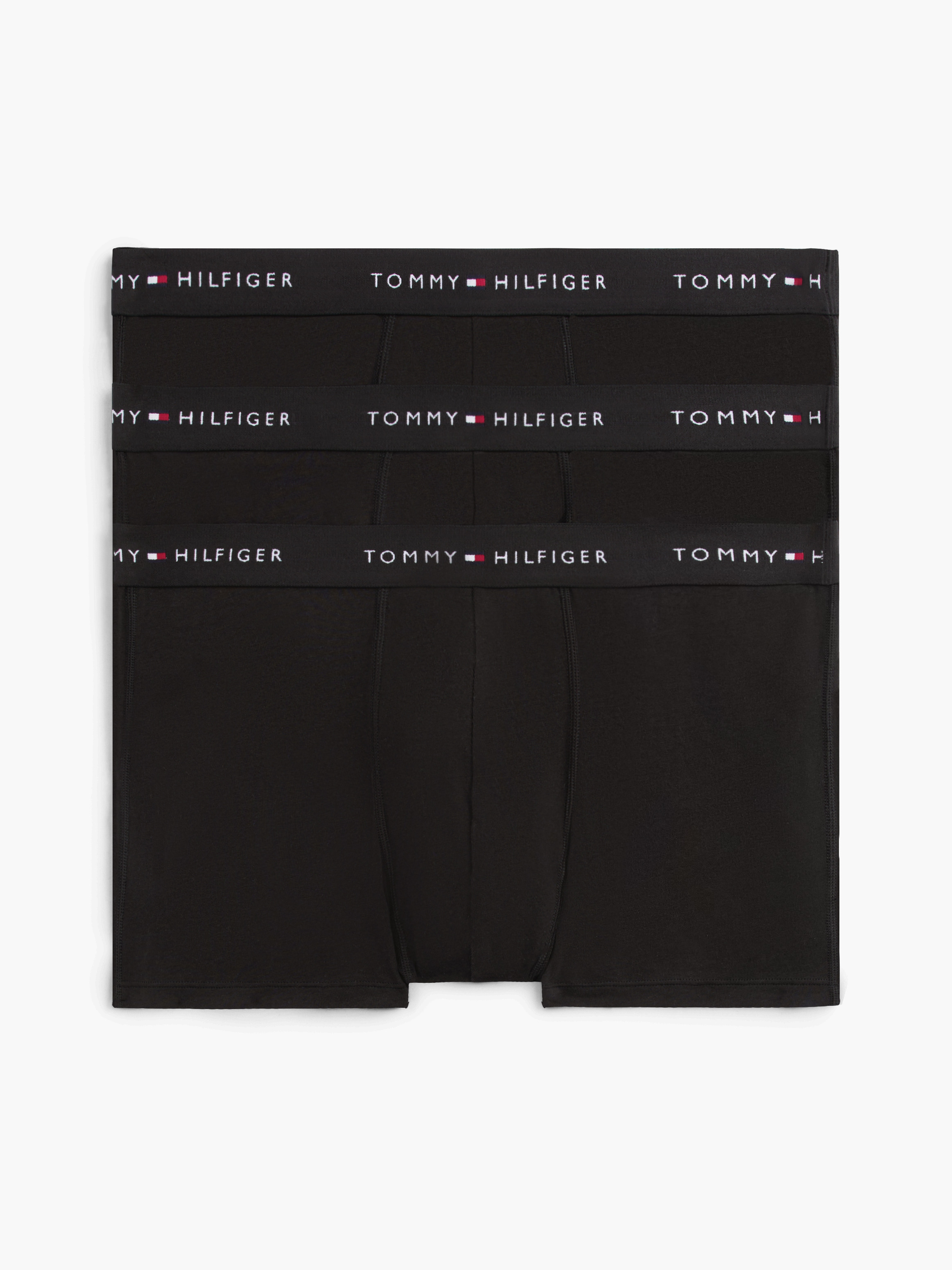 3-Pack Signature Repeat Logo Waistband Trunks