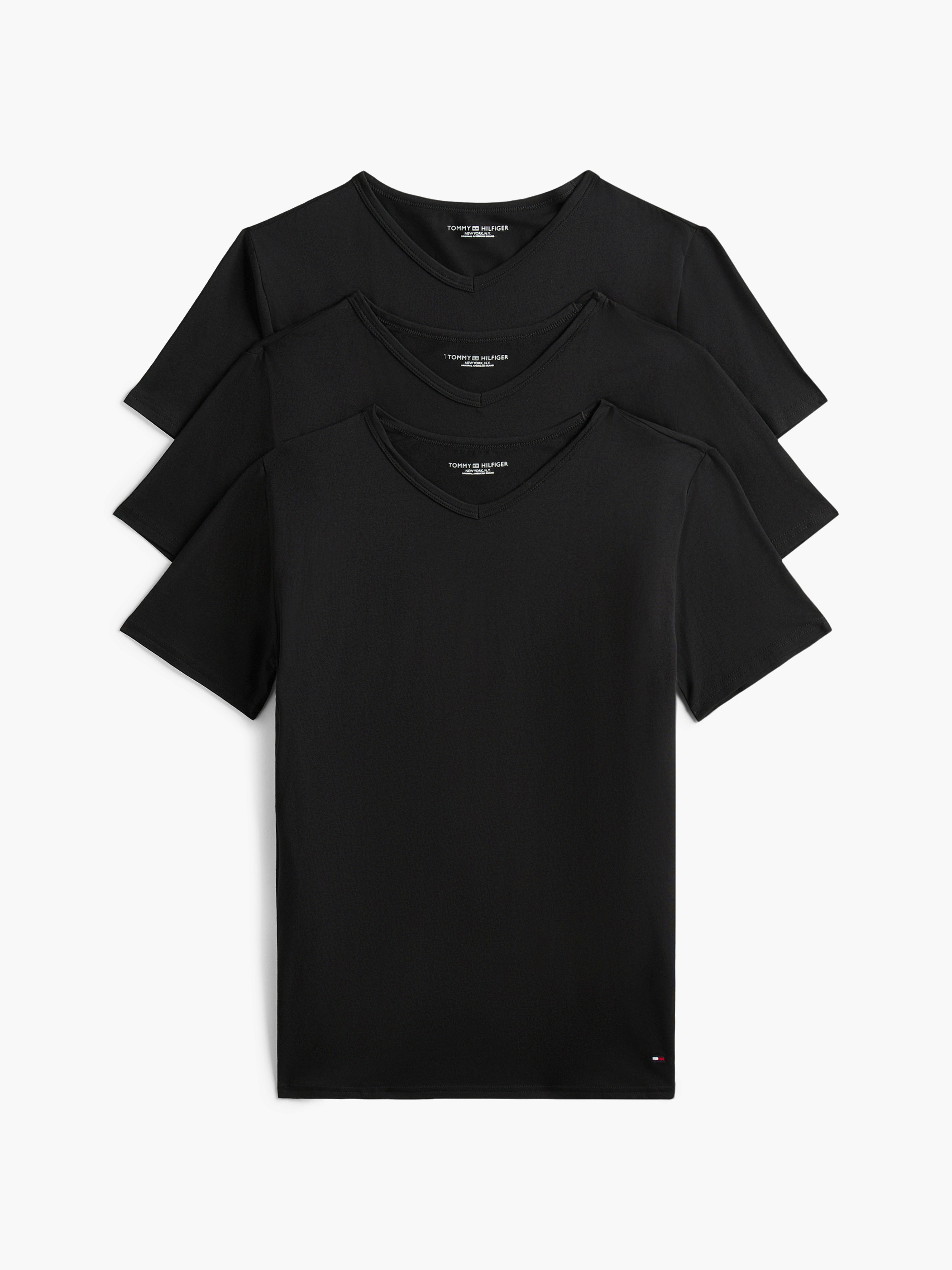 3 Pack V-Neck Cotton T-Shirts