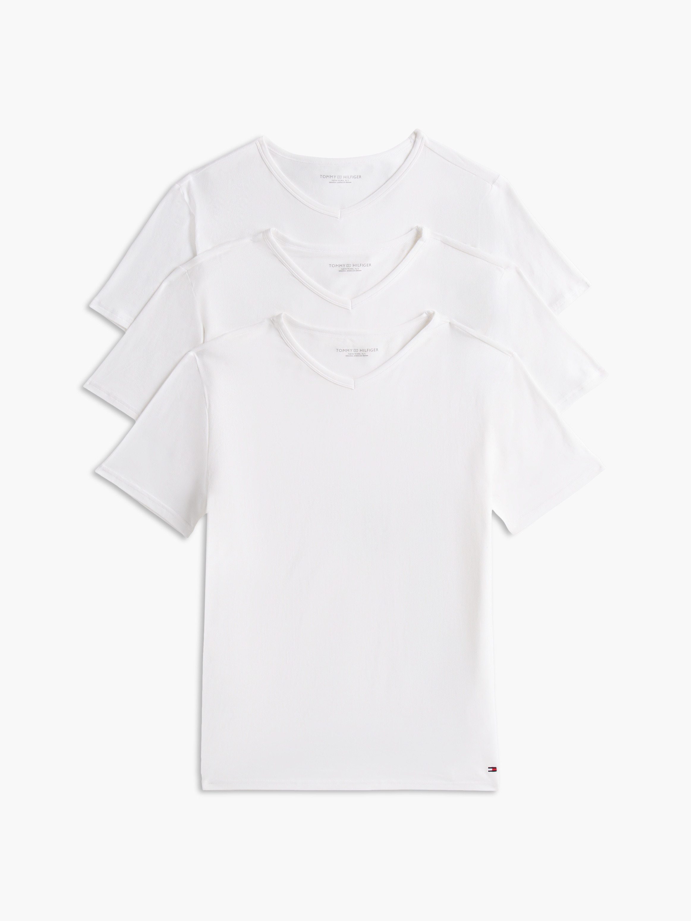 3 Pack V-Neck Cotton T-Shirts