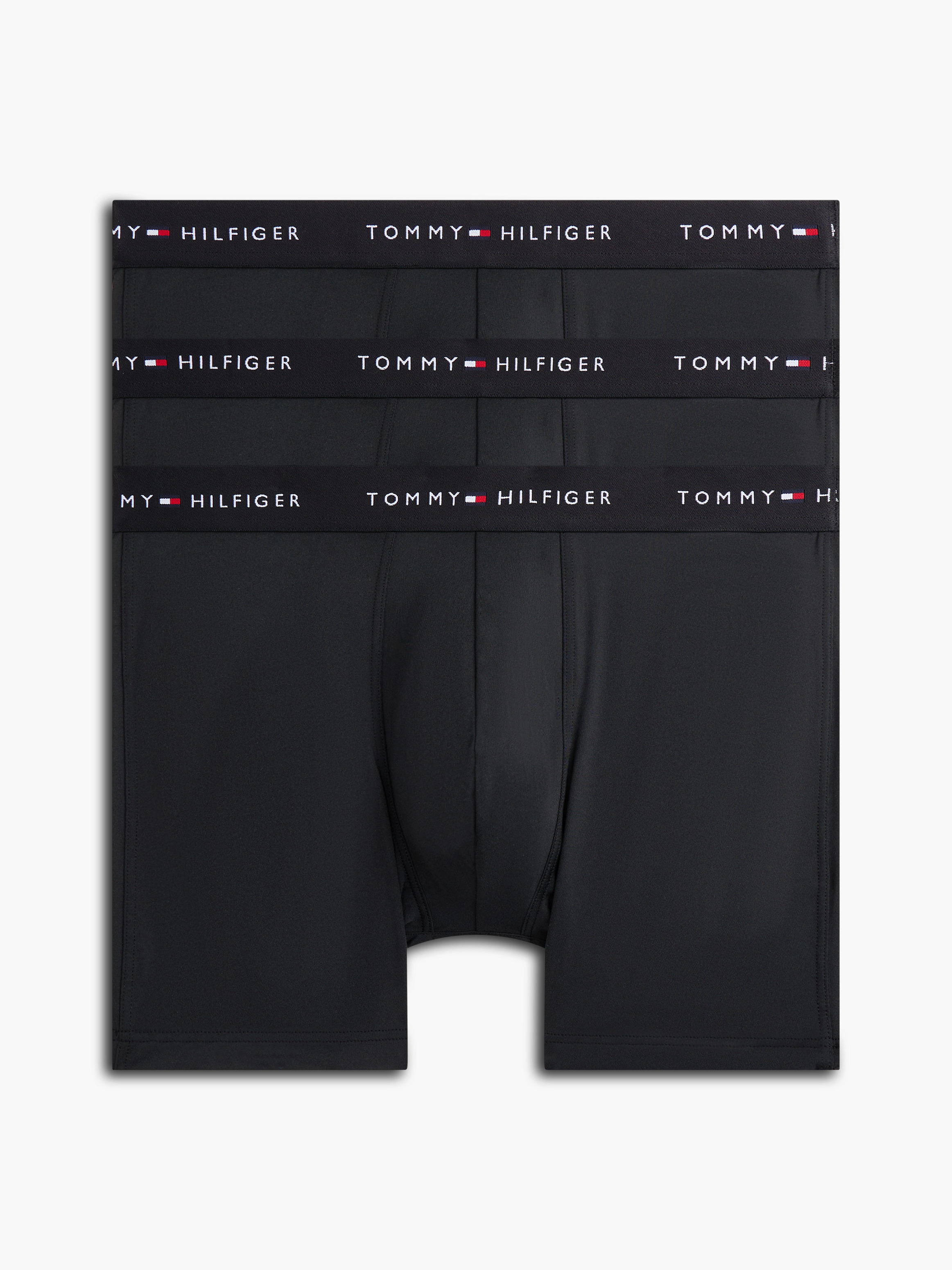 3-Pack Signature Microfibre Boxer Briefs — Black