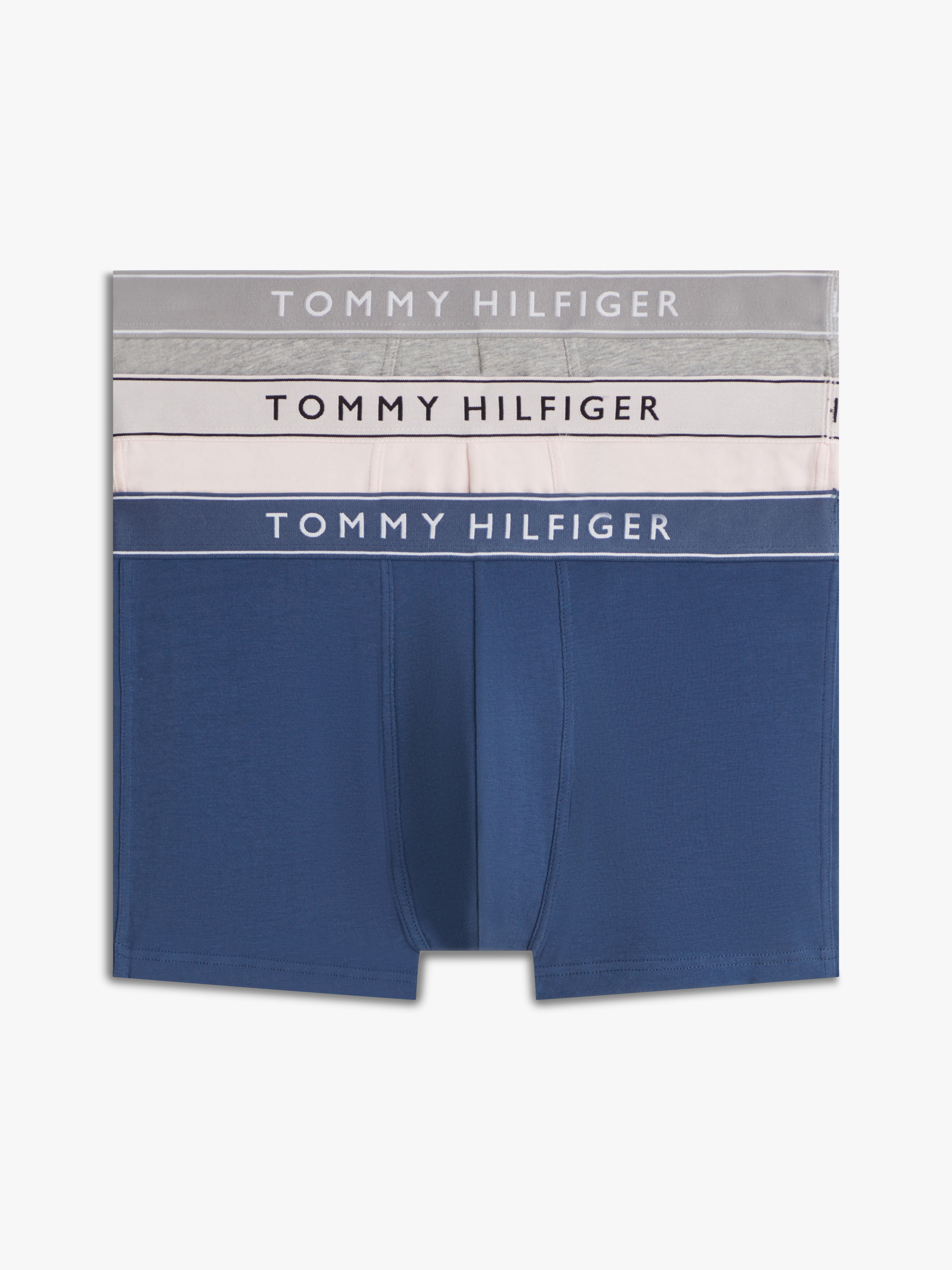 3-Pack Essential Logo Waistband Trunks