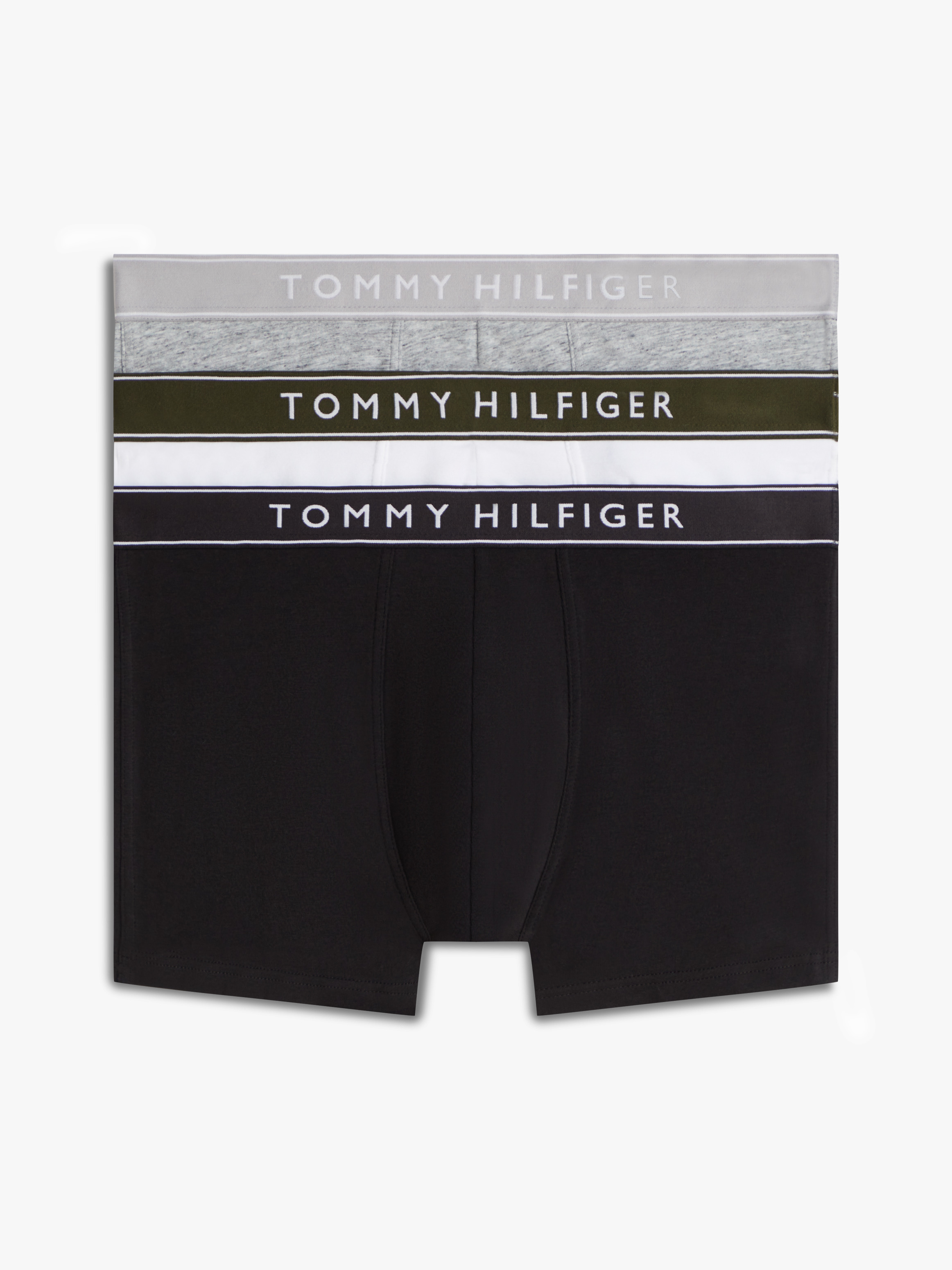 3-Pack Essential Logo Waistband Trunks