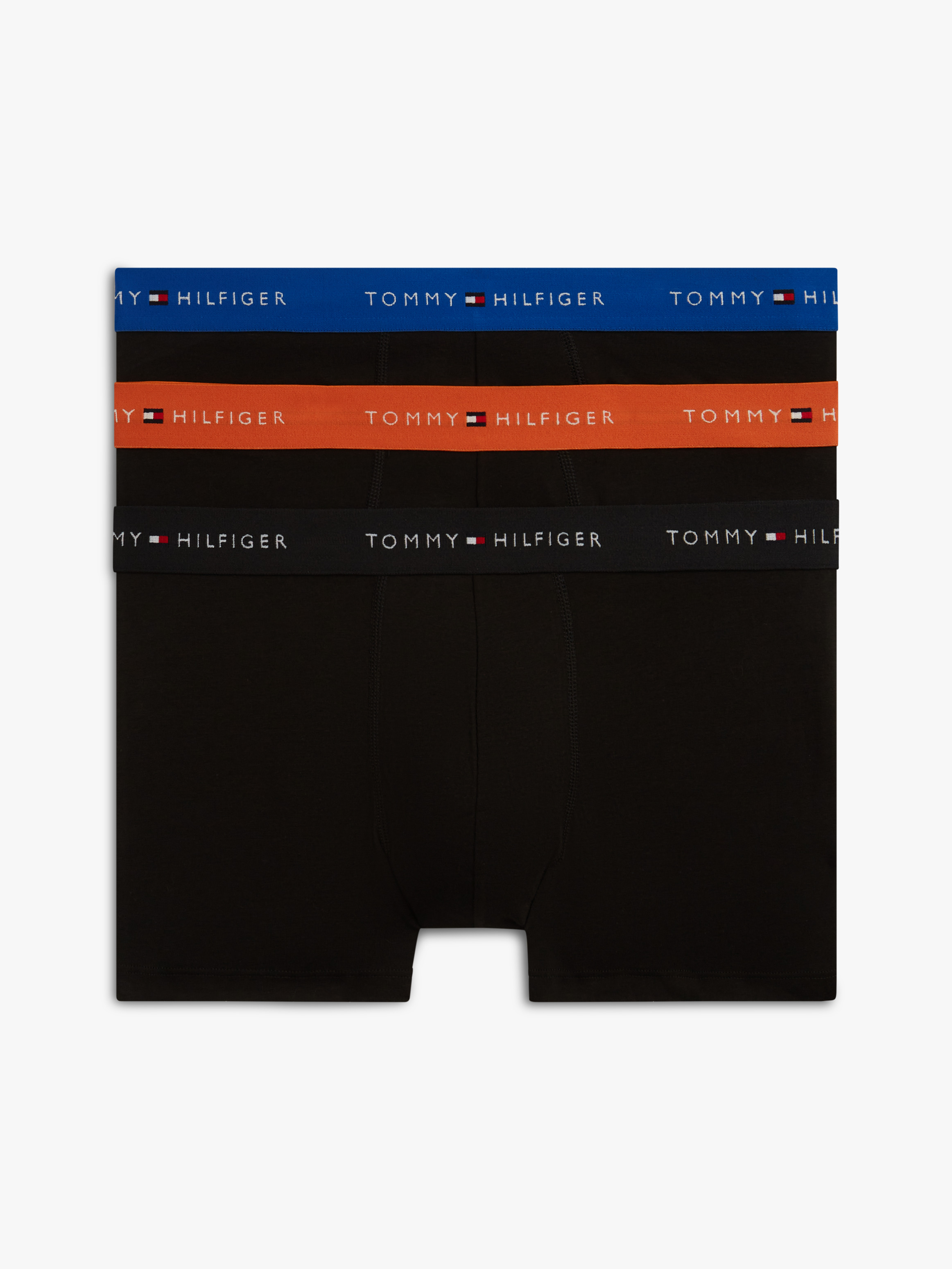3-Pack Signature Repeat Logo Waistband Trunks