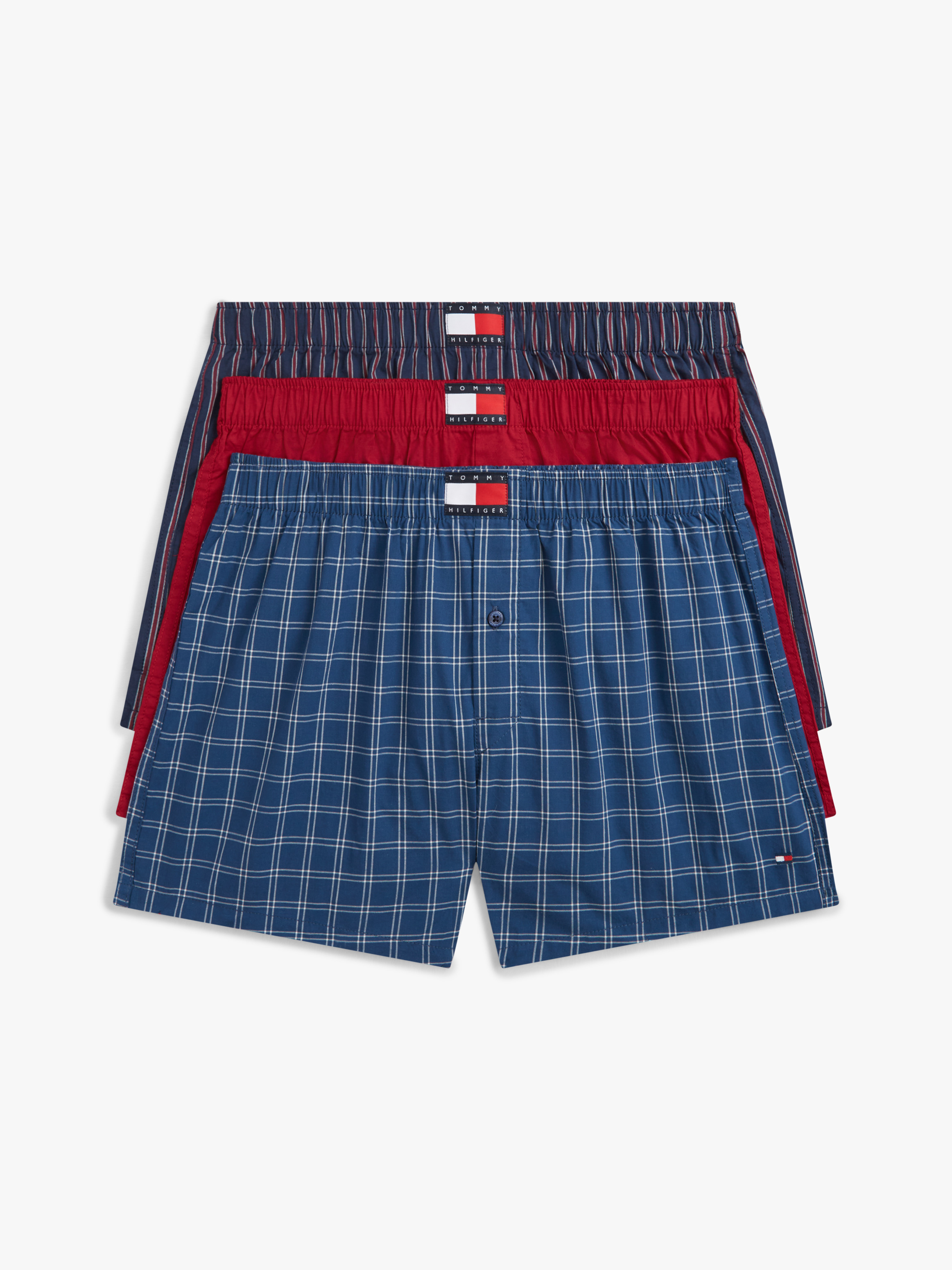 3-Pack Heritage Logo Poplin Boxer Shorts