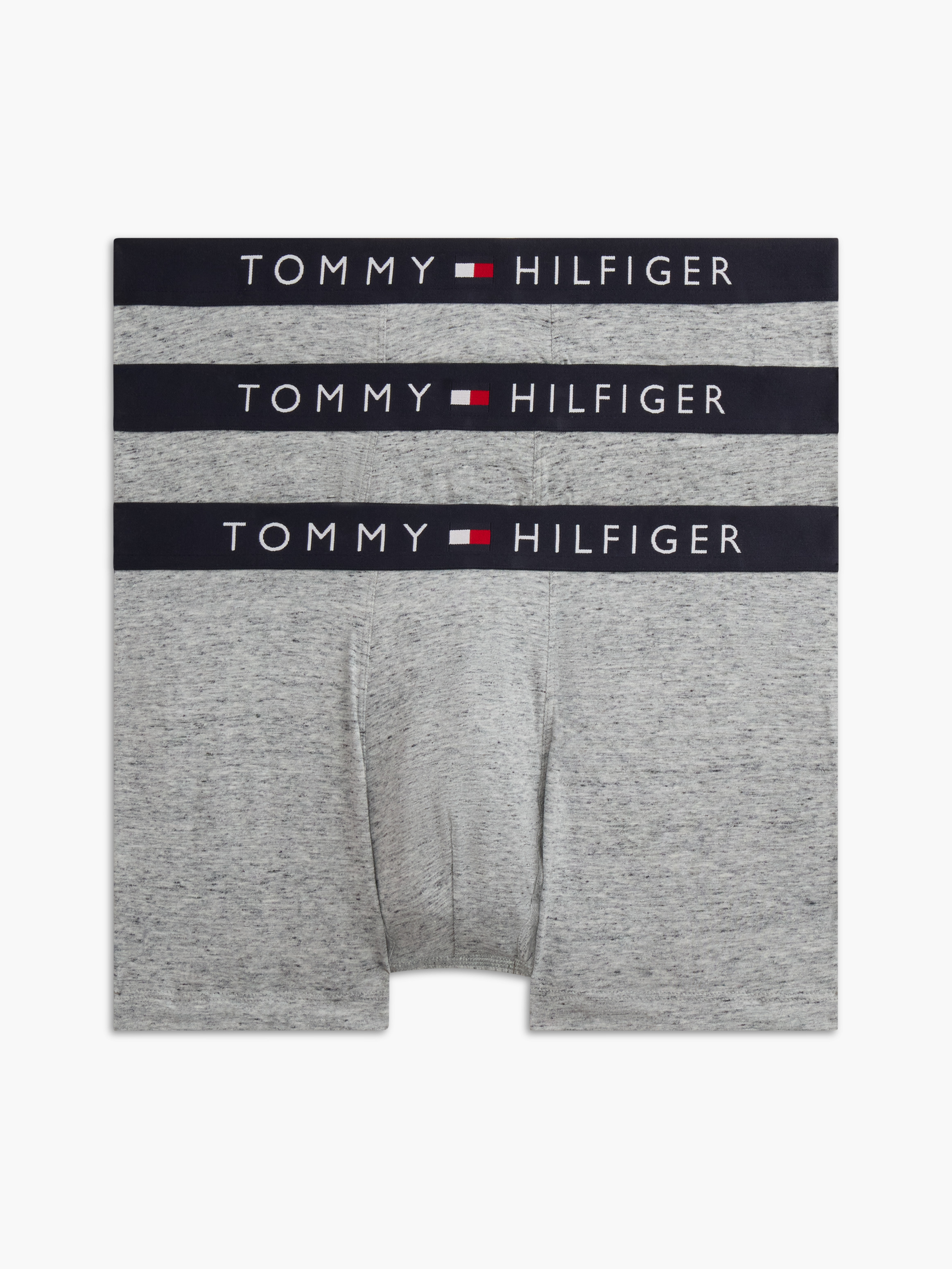 3-Pack TH Original Logo Waistband Trunks — GREY