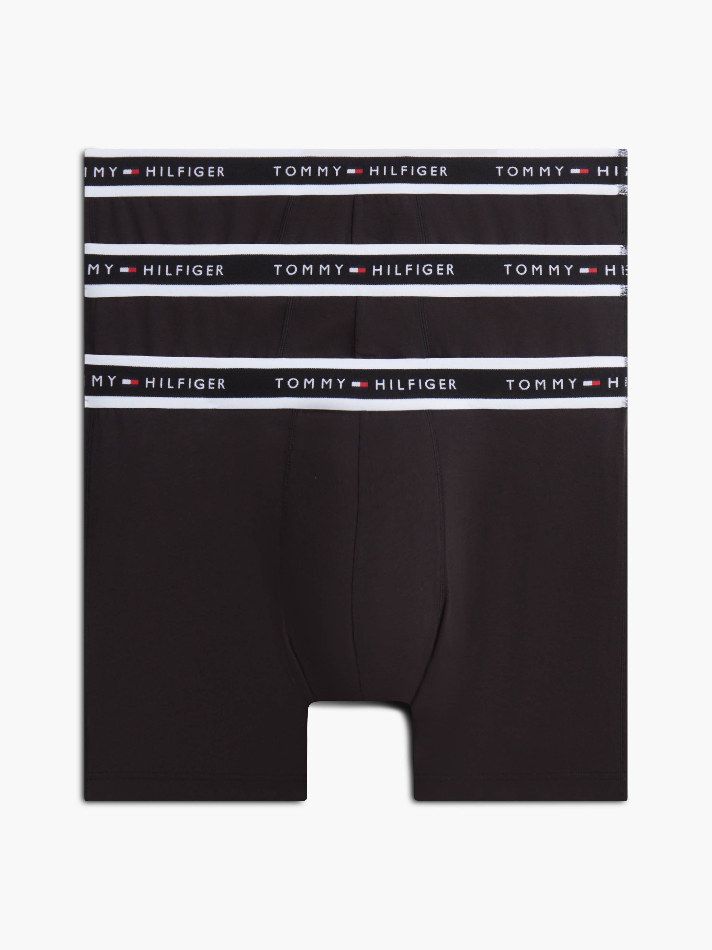 3-Pack Signature Essential Boxer Briefs — BLACK