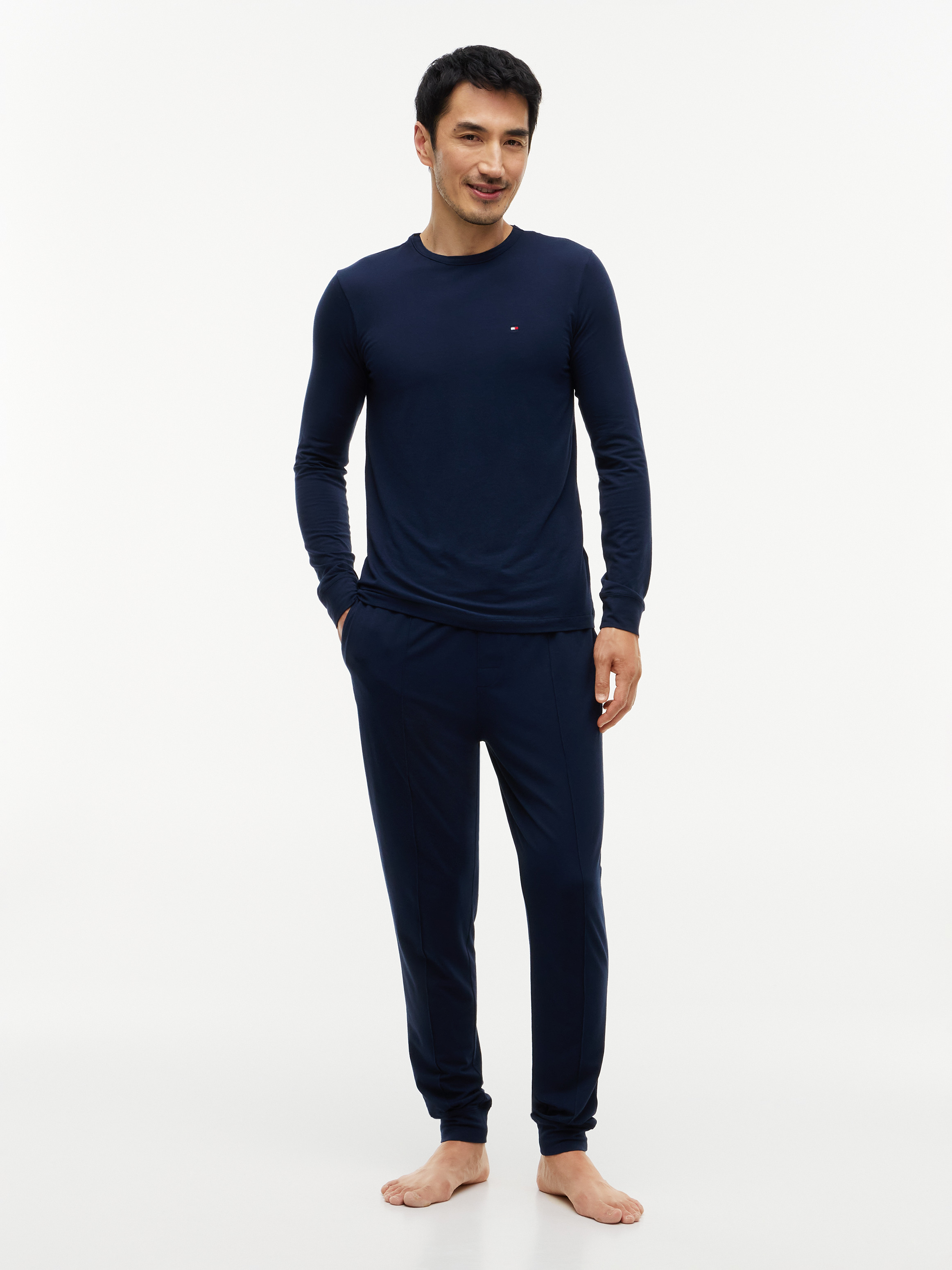 Everyday Luxe Pyjama Set — Dark Blue