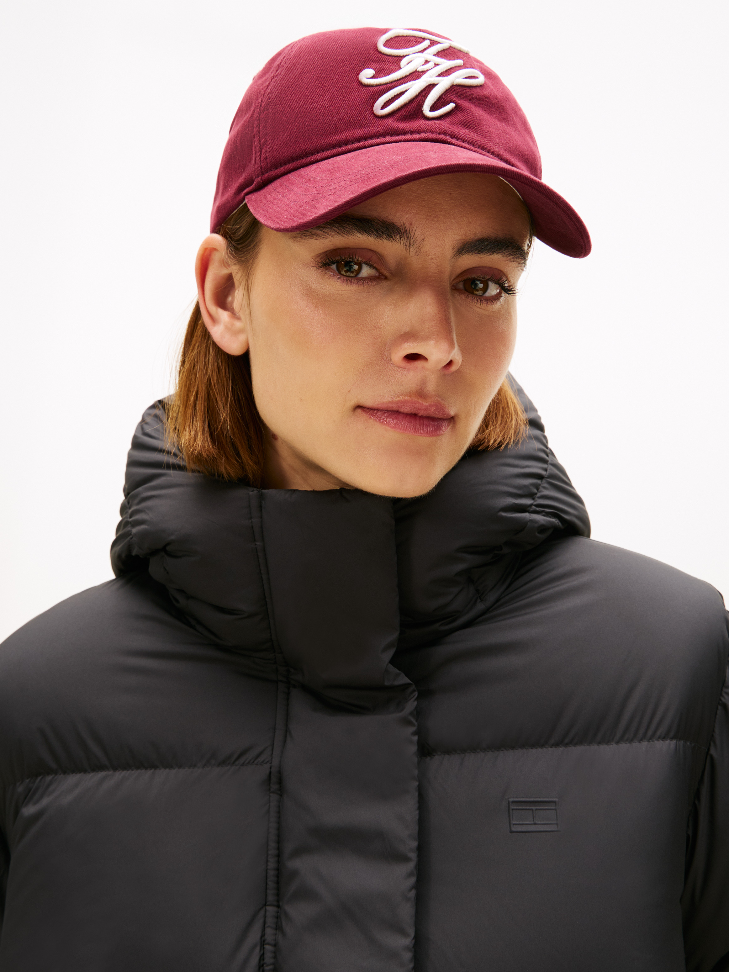 Water Repellent Down Hooded Coat