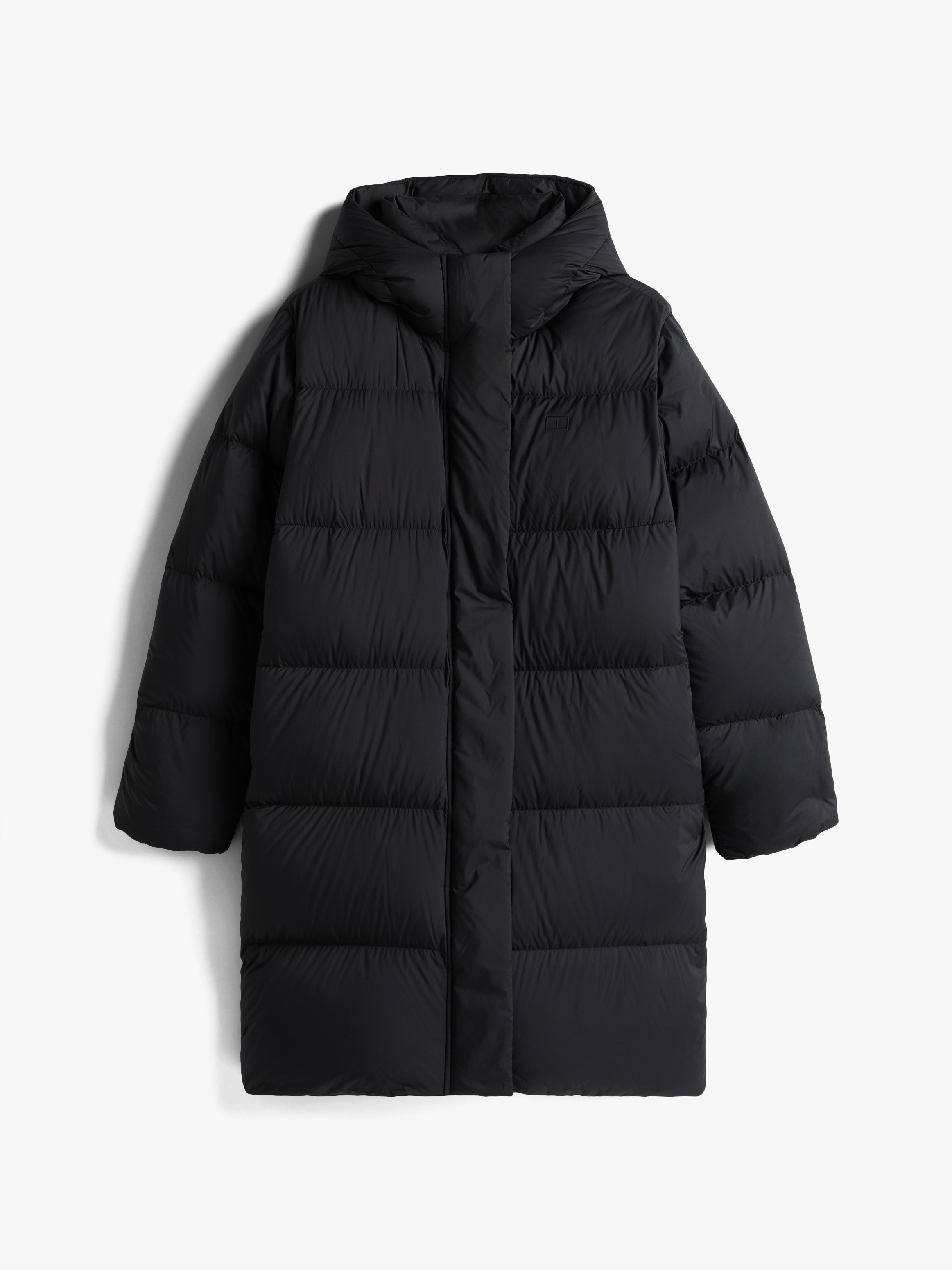 Water Repellent Down Hooded Coat