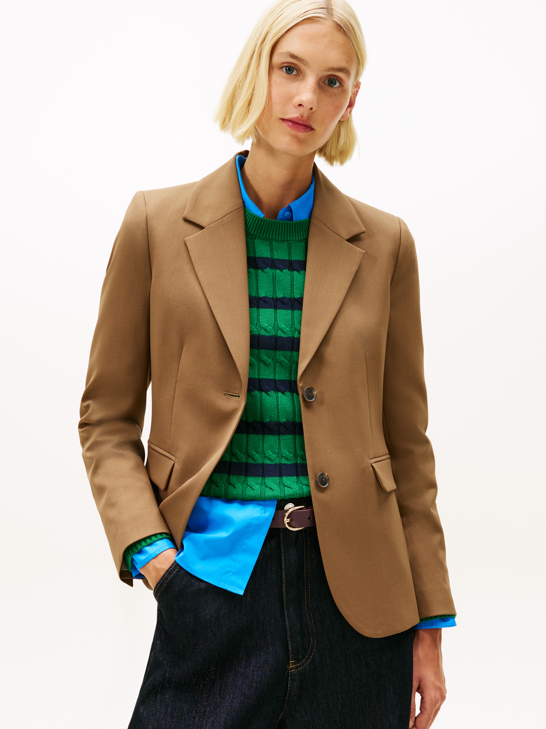 Timeless Regular Fit Wool Blend Blazer