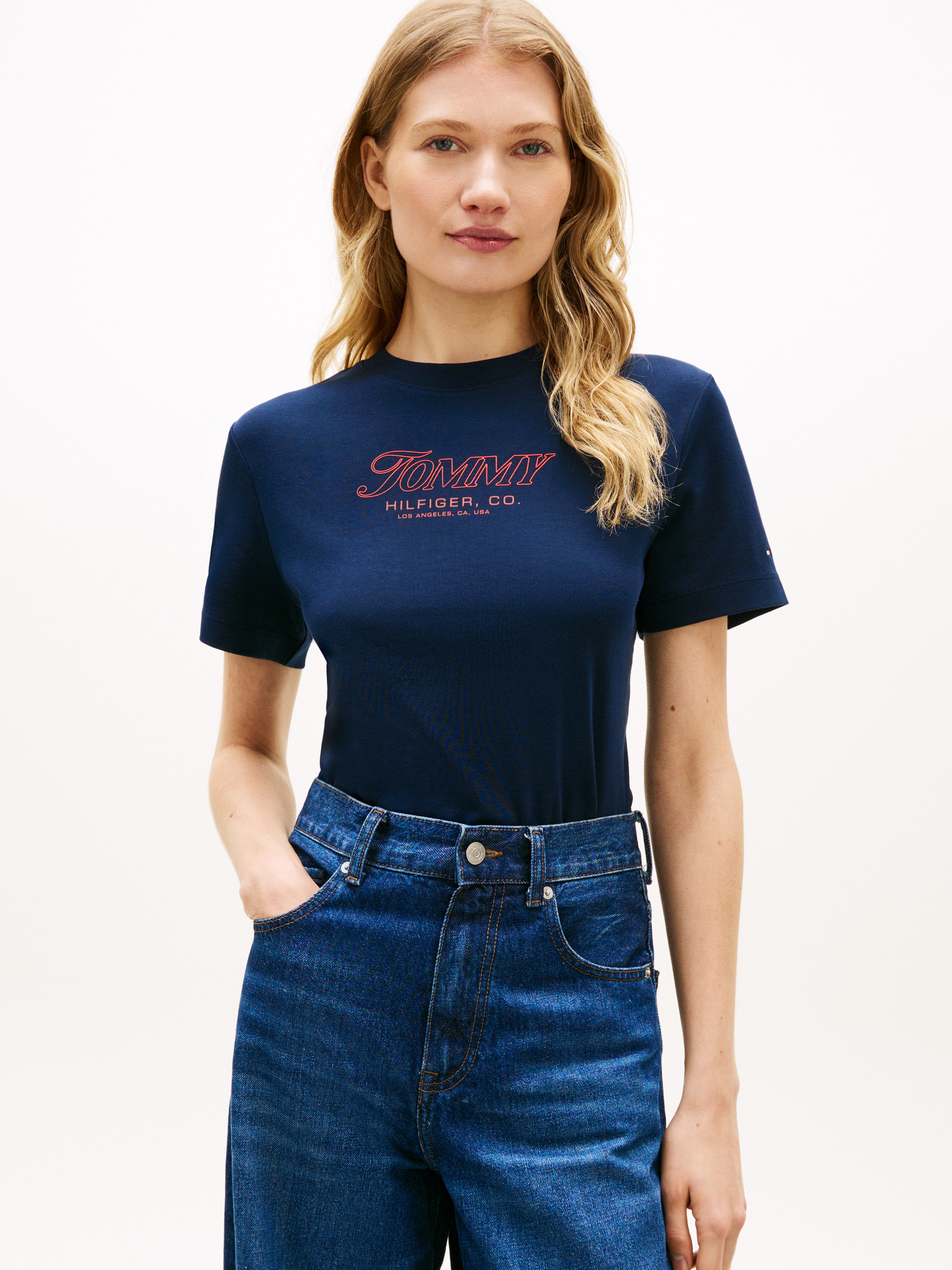Logo Interlock Knit T-Shirt